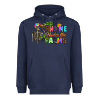 Navy find me under the palms Heavyweight Hoodie - RanaPortraitStore