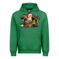 Emerald joy and cow christmas candies and letters Urban Hoodie - AdoDesignShop