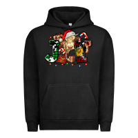 Pigment Black joy and cow christmas candies and letters Urban Hoodie - AdoDesignShop