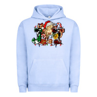 Pigment Grape Ice joy and cow christmas candies and letters Urban Hoodie - AdoDesignShop