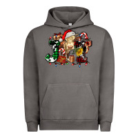 Pigment Tornado joy and cow christmas candies and letters Urban Hoodie - AdoDesignShop
