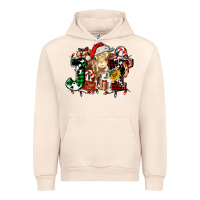 Sandshell joy and cow christmas candies and letters Urban Hoodie - AdoDesignShop