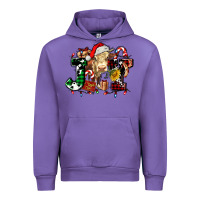 Tulip joy and cow christmas candies and letters Urban Hoodie - AdoDesignShop