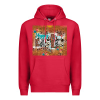 Cardinal happy easter cross Premium Hoodie - JahusDesignShop