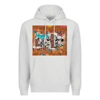 Dove Grey happy easter cross Premium Hoodie - JahusDesignShop