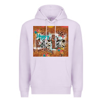 Lilac happy easter cross Premium Hoodie - JahusDesignShop