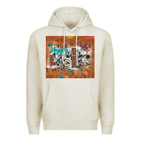 Oatmeal Heather happy easter cross Premium Hoodie - JahusDesignShop