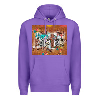 Purple happy easter cross Premium Hoodie - JahusDesignShop