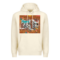 Sandshell happy easter cross Premium Hoodie - JahusDesignShop