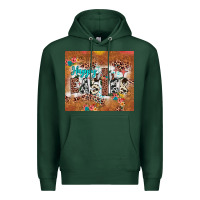 Sports Green happy easter cross Premium Hoodie - JahusDesignShop