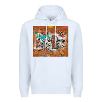White happy easter cross Premium Hoodie - JahusDesignShop