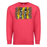Cardinal softball brushstroke Premium Sweatshirt - Zillion Design Studio