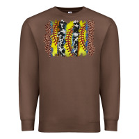 Chestnut softball brushstroke Premium Sweatshirt - Zillion Design Studio