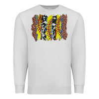 Dove Grey softball brushstroke Premium Sweatshirt - Zillion Design Studio