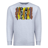 Heather Grey softball brushstroke Premium Sweatshirt - Zillion Design Studio