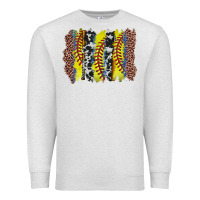 Oatmeal Heather softball brushstroke Premium Sweatshirt - Zillion Design Studio