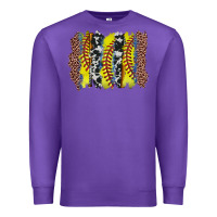 Purple softball brushstroke Premium Sweatshirt - Zillion Design Studio
