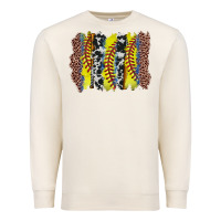 Sandshell softball brushstroke Premium Sweatshirt - Zillion Design Studio