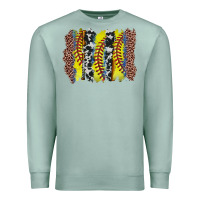 Seafoam softball brushstroke Premium Sweatshirt - Zillion Design Studio
