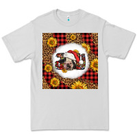 Dove Grey joy christmas cow Premium Tee - LillyAllenDesigns