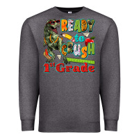 Charcoal Heather ready to crush first grade Premium Sweatshirt - texasbilliewilder