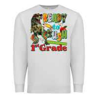Dove Grey ready to crush first grade Premium Sweatshirt - texasbilliewilder