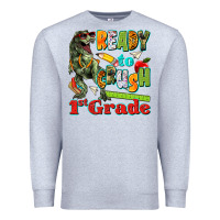 Heather Grey ready to crush first grade Premium Sweatshirt - texasbilliewilder