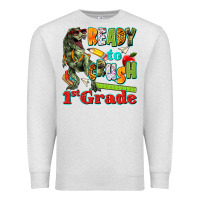 Oatmeal Heather ready to crush first grade Premium Sweatshirt - texasbilliewilder