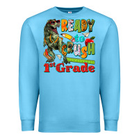 Ocean Blue ready to crush first grade Premium Sweatshirt - texasbilliewilder
