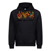 Black peace love rodeo Urban Hoodie - JahusDesignShop