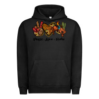 Pigment Black peace love rodeo Urban Hoodie - JahusDesignShop