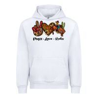 White peace love rodeo Urban Hoodie - JahusDesignShop