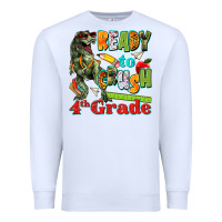 White ready to crush fourth grade Premium Sweatshirt - texasbilliewilder