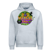 Heather Grey bad witch vibes Urban Hoodie - BundleAndBundleShop