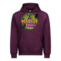 Mauve Wine bad witch vibes Urban Hoodie - BundleAndBundleShop