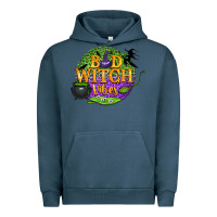Pigment Midnight Navy bad witch vibes Urban Hoodie - BundleAndBundleShop