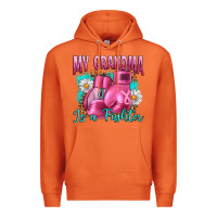 Carrot Breast Cancer My Grandma Is A Fighter Premium Hoodie - Artiststas