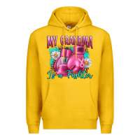 Lemon Breast Cancer My Grandma Is A Fighter Premium Hoodie - Artiststas