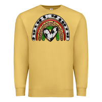 Antique Gold soccer rainbow Premium Sweatshirt - Zillion Design Studio
