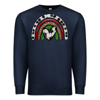 Navy soccer rainbow Premium Sweatshirt - Zillion Design Studio