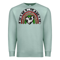 Seafoam soccer rainbow Premium Sweatshirt - Zillion Design Studio