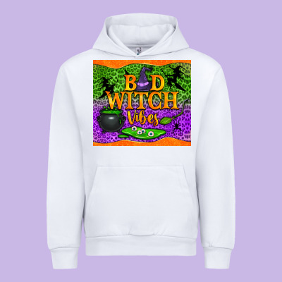 Bad Witch Vibes Tumbler Urban Hoodie Designed By Bundleandbundleshop