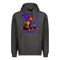 Charcoal Heather Caring For Your Demon Cat Tshirt Premium Hoodie - Bettercallsaul