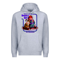 Heather Grey Caring For Your Demon Cat Tshirt Premium Hoodie - Bettercallsaul