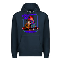 Navy Caring For Your Demon Cat Tshirt Premium Hoodie - Bettercallsaul