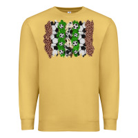 Antique Gold soccer brushstroke Premium Sweatshirt - Zillion Design Studio