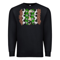 Black soccer brushstroke Premium Sweatshirt - Zillion Design Studio