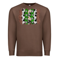 Chestnut soccer brushstroke Premium Sweatshirt - Zillion Design Studio