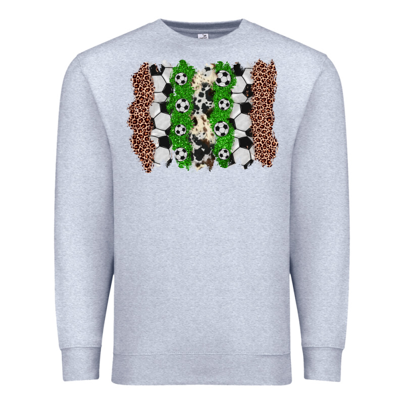 Soccer Brushstroke Premium Sweatshirt by Zillion Design Studio | Teevron