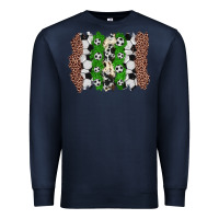 Navy soccer brushstroke Premium Sweatshirt - Zillion Design Studio